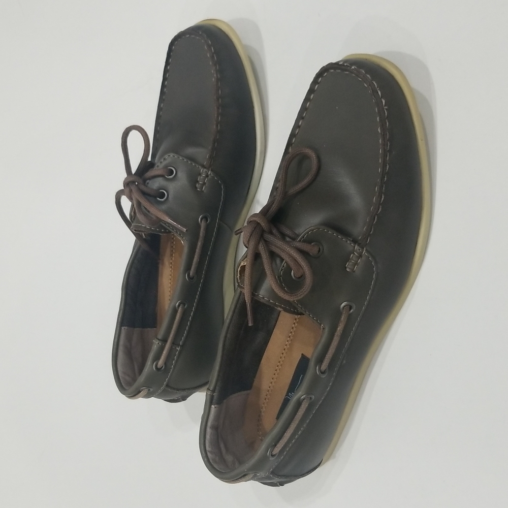 MARC ANTHONY Maascot  Grayish Brown Slip On Loafer Boat Shoes